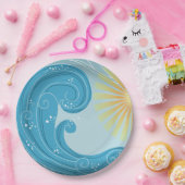 Wellen und Sonnenschein Pappteller (Party)