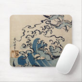 Wellen und Vögel, c.1825 Mousepad (Mit Mouse)