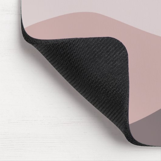 Wellen von Mauve Mousepad (Ecke)