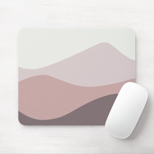Wellen von Mauve Mousepad (Mit Mouse)