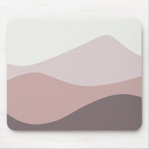 Wellen von Mauve Mousepad