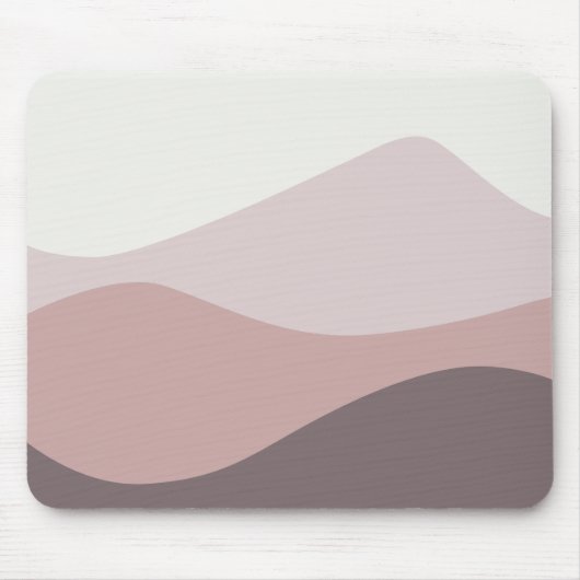 Wellen von Mauve Mousepad (Vorne)