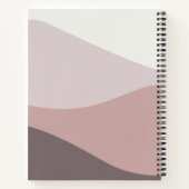 Wellen von Mauve Notizblock (Rückseite)