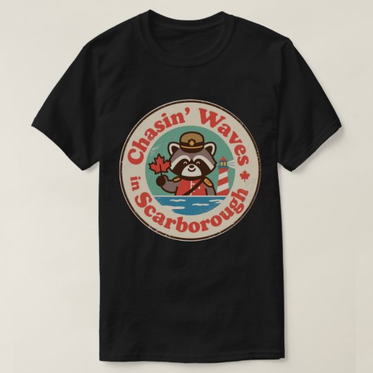 Wellen von Scarborough Chasin Art T-Shirt (Design vorne)