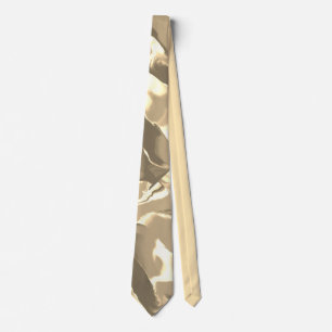 Wellen von Tan und Brown Design Krawatte