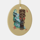 Wellen von TIki Keramik Ornament (Rechts)