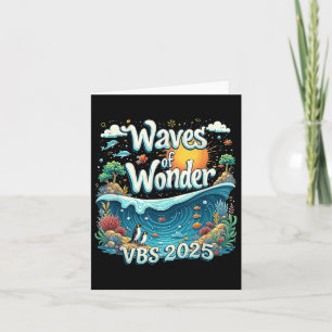 Wellen von Wonder Vbs Ocean Christlich Faith Camp  Karte