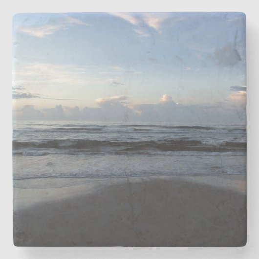 Wellen, Wrightsville Strand Steinuntersetzer (Vorderseite)