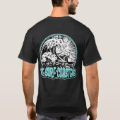 Wellenachterbahnen T-Shirt (Rückseite)