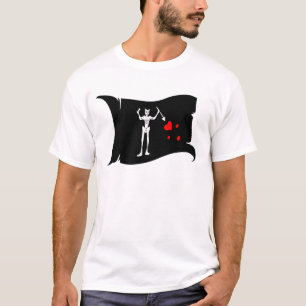Wellenartig bewegende Flagge #1 Blackbeard T-Shirt