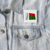 Wellenartig bewegende Flagge Madagaskars Button (Beispiel)