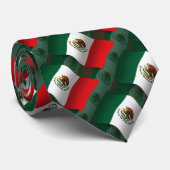 Wellenartig bewegende Flagge Mexikos Krawatte (Gerollt)