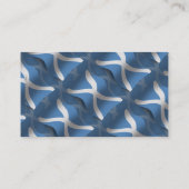 Wellenartig bewegende Flagge Schottlands Visitenkarte (Rückseite)