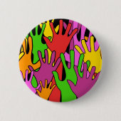 Wellenartig bewegende Hände Button (Vorderseite)