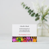 Wellenartig bewegende Hände Visitenkarte (Stehend Vorderseite)