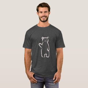 Wellenartig bewegender Bär T-Shirt