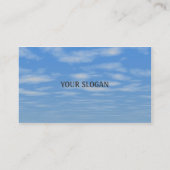 Wellenartig bewegender Elefant Visitenkarte (Rückseite)