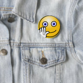 Wellenartig bewegender Emoticon danken Ihnen! Button (Beispiel)
