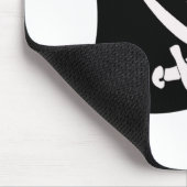 Wellenartig bewegender Jack Rackham der Mousepad (Ecke)