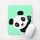 Wellenartig bewegender Panda Mousepad (Mit Mouse)