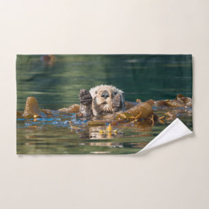 Wellenartig bewegender Seeotter Handtuch