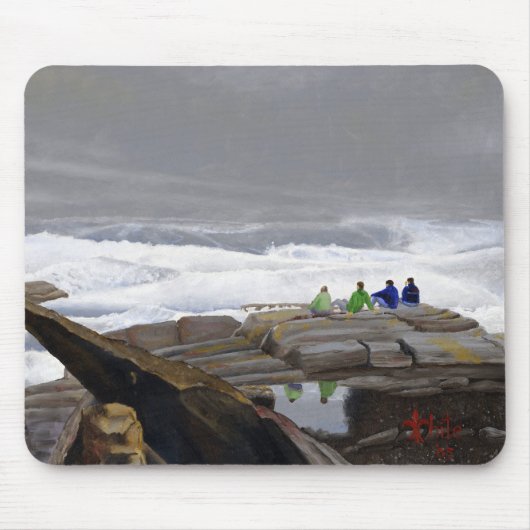 Wellenbeobachter Mousepad (Vorne)