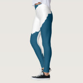 Wellenblau Leggings (Links)