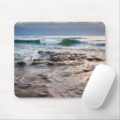 Wellenbrecher am Strand, Kalifornien Mousepad (Mit Mouse)