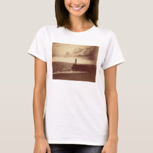 Wellenbrecher bei Sete, c.1855 (Albumendruck von T-Shirt