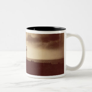 Wellenbrecher bei Sete, c.1855 (Albumendruck von Zweifarbige Tasse