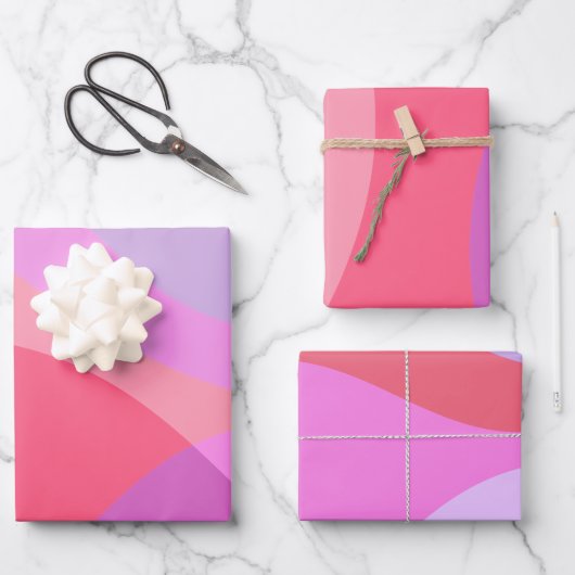 Wellenbrecher im Lavendel-Set Geschenkpapier Set (Vorderseite)