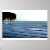 Wellenbrecher in Bali Poster (Vorne)