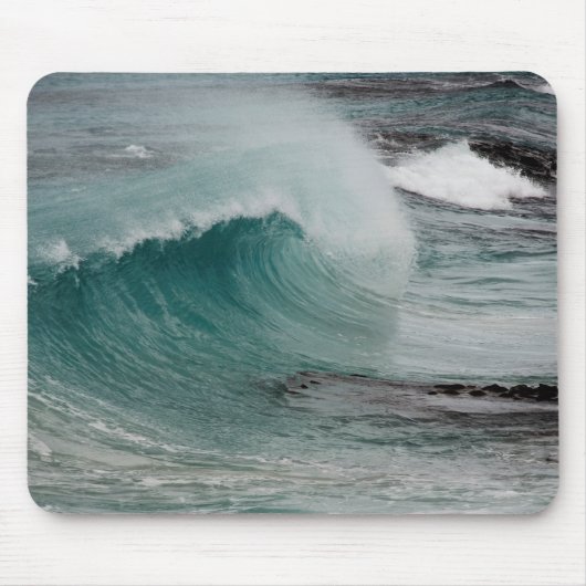 Wellenbrecher in Tasmanien Mousepad (Vorne)