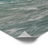Wellenbrecher in Tasmanien Poster (Ecke)