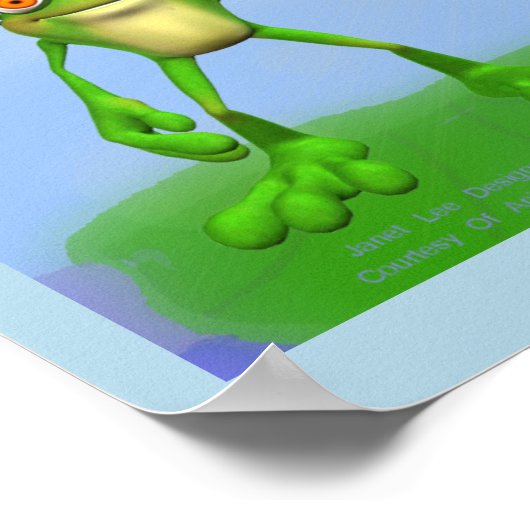 Wellenbrecher Poster (Ecke)