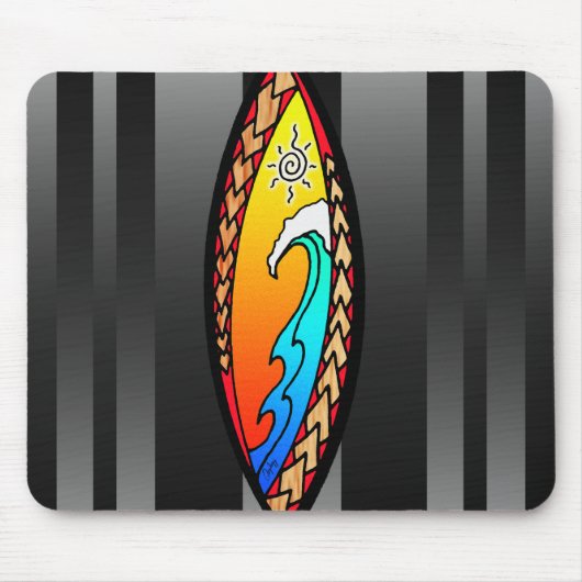 Wellenbrecherwelle Mousepad (Vorne)