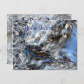 Welleneinladung Einladung (Vorne/Hinten)