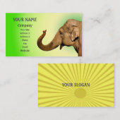 WellenElefant Visitenkarte (Vorne/Hinten)