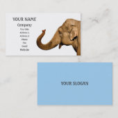 WellenElefant Visitenkarte (Vorne/Hinten)