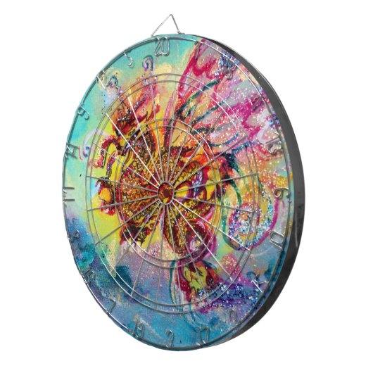 WELLENFANTASIE DARTSCHEIBE (Vorderseite rechts)