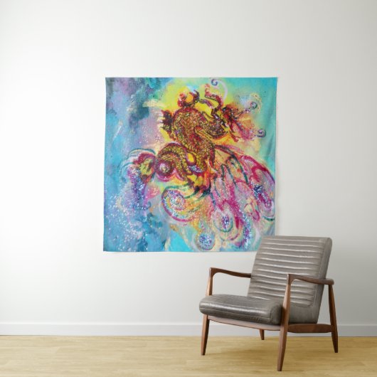 WELLENFANTASIE WANDTEPPICH (Beispiel (Horizontal))