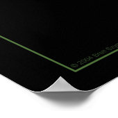 Wellenfarben Poster (Ecke)