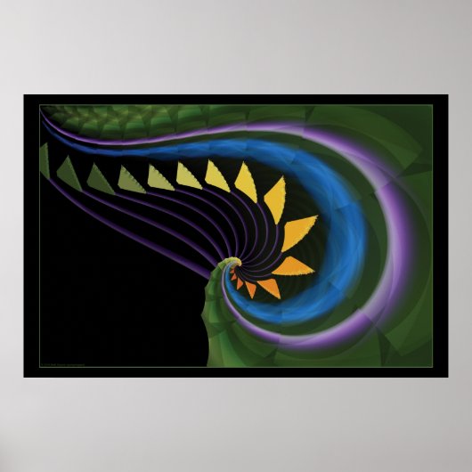 Wellenfarben Poster (Vorne)