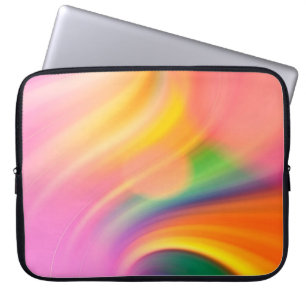 Wellenfarbhintergrund Laptopschutzhülle