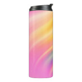 Wellenfarbhintergrund Thermosbecher (Nach links gedreht)