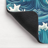 Wellenform-Maus Mousepad (Ecke)