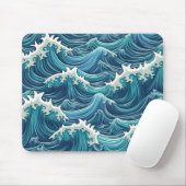 Wellenform-Mauspad Mousepad (Mit Mouse)