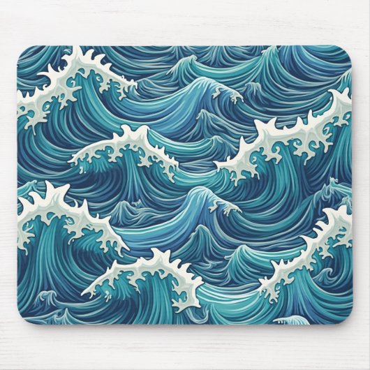 Wellenform-Mauspad Mousepad (Vorne)