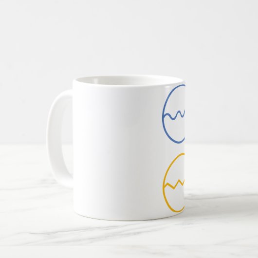 Wellenformen Kaffeetasse (Vorderseite Links)