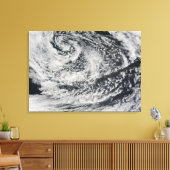 Wellenförmige Wellenwolken 2 Leinwanddruck (Insitu (Wohnzimmer))